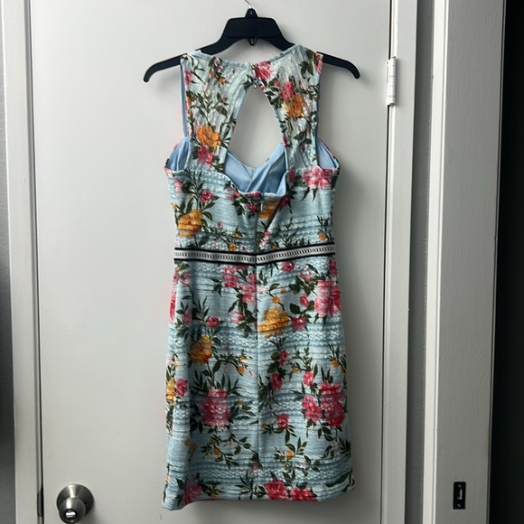 Floral Sleeveless Dress - Multicolor - Picture 3 of 4